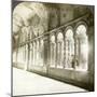 Twisted Columns in the Cloister, Basilica of St Paul Outside the Walls, Rome, Italy-Underwood & Underwood-Mounted Photographic Print