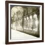 Twisted Columns in the Cloister, Basilica of St Paul Outside the Walls, Rome, Italy-Underwood & Underwood-Framed Photographic Print