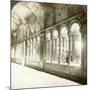 Twisted Columns in the Cloister, Basilica of St Paul Outside the Walls, Rome, Italy-Underwood & Underwood-Mounted Photographic Print