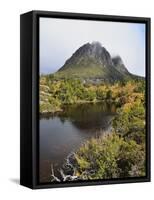 Twisted Lakes and Little Horn, Cradle Mountain-Lake St. Clair National Park, Tasmania, Australia-Jochen Schlenker-Framed Stretched Canvas