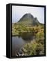 Twisted Lakes and Little Horn, Cradle Mountain-Lake St. Clair National Park, Tasmania, Australia-Jochen Schlenker-Framed Stretched Canvas