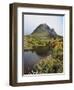 Twisted Lakes and Little Horn, Cradle Mountain-Lake St. Clair National Park, Tasmania, Australia-Jochen Schlenker-Framed Photographic Print