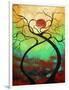 Twisting Love II Abstract-Megan Aroon Duncanson-Framed Art Print