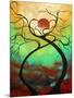 Twisting Love II Abstract-Megan Aroon Duncanson-Mounted Art Print