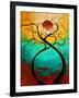 Twisting Love-Megan Aroon Duncanson-Framed Art Print