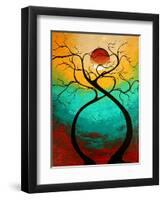 Twisting Love-Megan Aroon Duncanson-Framed Art Print