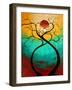 Twisting Love-Megan Aroon Duncanson-Framed Art Print