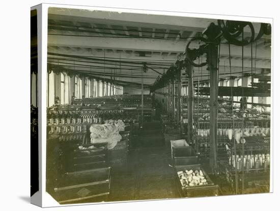 Twisting, Reeling and Winding Room, Leas Spinning Mill, 1923-English Photographer-Stretched Canvas