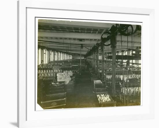 Twisting, Reeling and Winding Room, Leas Spinning Mill, 1923-English Photographer-Framed Photographic Print