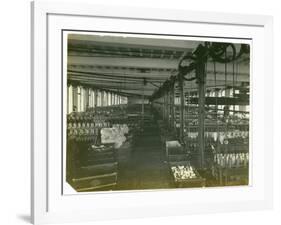 Twisting, Reeling and Winding Room, Leas Spinning Mill, 1923-English Photographer-Framed Photographic Print