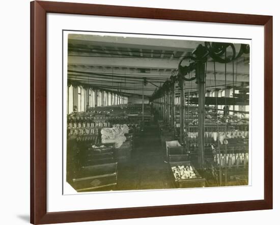 Twisting, Reeling and Winding Room, Leas Spinning Mill, 1923-English Photographer-Framed Photographic Print