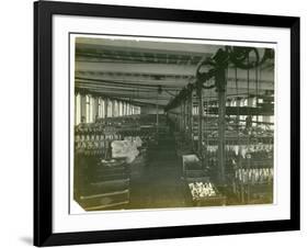 Twisting, Reeling and Winding Room, Leas Spinning Mill, 1923-English Photographer-Framed Photographic Print