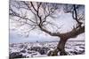 Twistleton Scar End in Snow, Ingleton, Yorkshire Dales, Yorkshire, England, United Kingdom, Europe-Bill Ward-Mounted Photographic Print