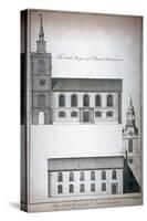 Two 17th Century London Churches, C1750-Benjamin Cole-Stretched Canvas
