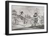 Two 19th Century English Ladies on Bicycles. from Illustrierte Sittengeschichte Vom Mittelalter Bis-null-Framed Giclee Print