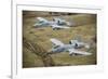 Two A-10 Thunderbolt Ii's Conduct a Training Mission over Arkansas-null-Framed Photographic Print