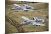 Two A-10 Thunderbolt Ii's Conduct a Training Mission over Arkansas-null-Mounted Photographic Print