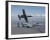 Two A-10 Thunderbolt's Fly Over the Saylor Creek Bombing Range, Idaho-Stocktrek Images-Framed Photographic Print