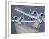 Two A-10C Thunderbolt II Aircraft Fly in Formation-Stocktrek Images-Framed Photographic Print