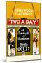 Two a Day-Federal Art Project-Mounted Art Print