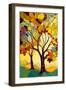 Two Abstract Trees-Avril Anouilh-Framed Art Print