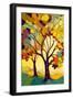 Two Abstract Trees-Avril Anouilh-Framed Art Print