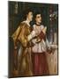 Two Acolytes Censing: Pentecost (Bodycolour on Paper Mounted on Canvas)-Simeon Solomon-Mounted Giclee Print