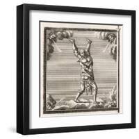 Two Acrobatic Jesters-Bernard Picart-Framed Art Print