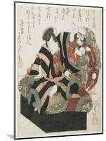 Two Actors from a Kabuki Play, Mid 19th Century-Utagawa Kunisada-Mounted Giclee Print