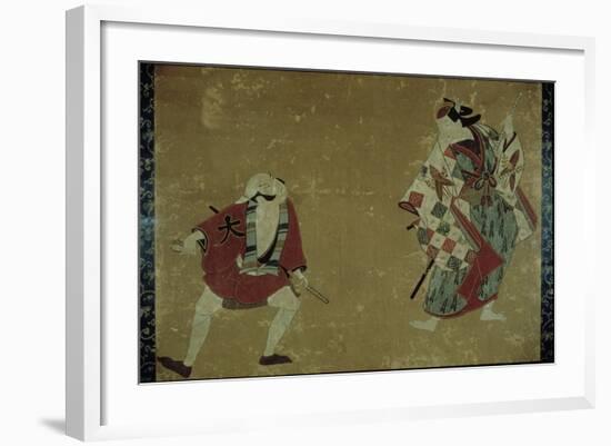 'Two Actors in a Play', 1700-1705. Artist: Anon-Anon-Framed Giclee Print