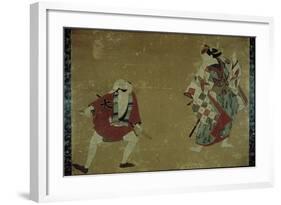 'Two Actors in a Play', 1700-1705. Artist: Anon-Anon-Framed Giclee Print