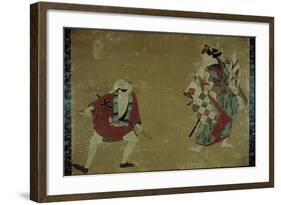 'Two Actors in a Play', 1700-1705. Artist: Anon-Anon-Framed Giclee Print