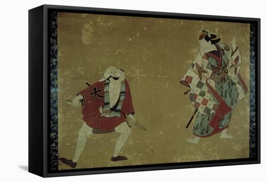 'Two Actors in a Play', 1700-1705. Artist: Anon-Anon-Framed Stretched Canvas