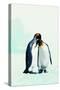 Two Affectionate Penguins-Joel Simon-Stretched Canvas