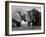 Two African Elephants Playing in River Chobe, Chobe National Park, Botswana-Tony Heald-Framed Photographic Print