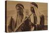 Two African Men with Guns-null-Stretched Canvas