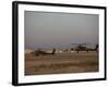 Two AH-64 Apache Helicopters Prepare for Takeoff-Stocktrek Images-Framed Photographic Print