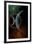 Two Alien Planets in a Distant Part of the Milky Way Galaxy-null-Framed Art Print