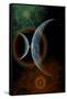 Two Alien Planets in a Distant Part of the Milky Way Galaxy-null-Framed Stretched Canvas