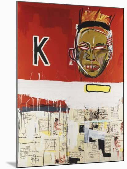 Two and a Half Hours of Chinese Food-Jean-Michel Basquiat-Mounted Giclee Print