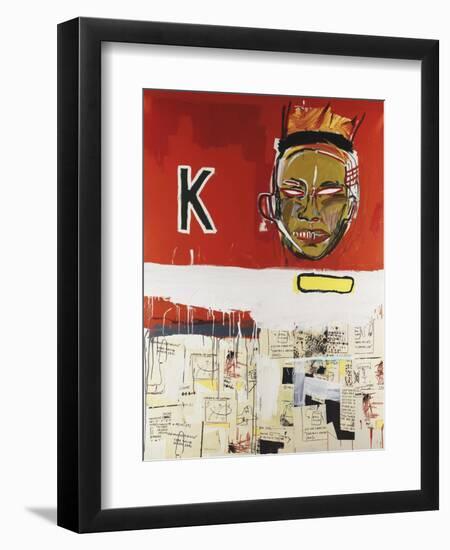 Two and a Half Hours of Chinese Food-Jean-Michel Basquiat-Framed Premium Giclee Print