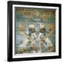 Two Androcephalic Sphynxes or Lions under the Great God Ahura Mazda-null-Framed Art Print