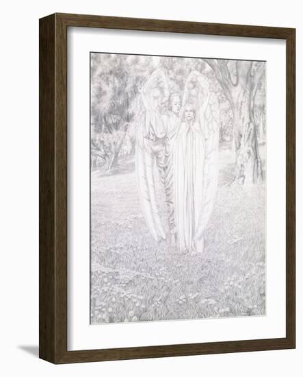 Two Angels, 1904-Carlos Schwabe-Framed Giclee Print