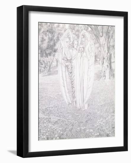 Two Angels, 1904-Carlos Schwabe-Framed Giclee Print