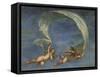 Two Angels Flying-null-Framed Stretched Canvas