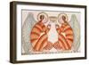 Two angels holding a bowl, 1995-Gillian Lawson-Framed Giclee Print