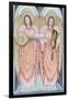 Two Angels Playing Instruments, 1995-Gillian Lawson-Framed Giclee Print