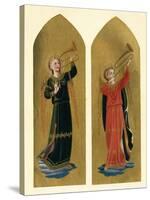 'Two Angels with Trumpets', 15th century, (c1909)-Fra Angelico-Stretched Canvas