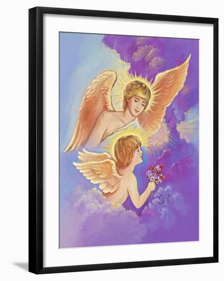 Two Angels-Judy Mastrangelo-Framed Giclee Print