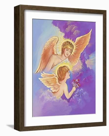 Two Angels-Judy Mastrangelo-Framed Giclee Print